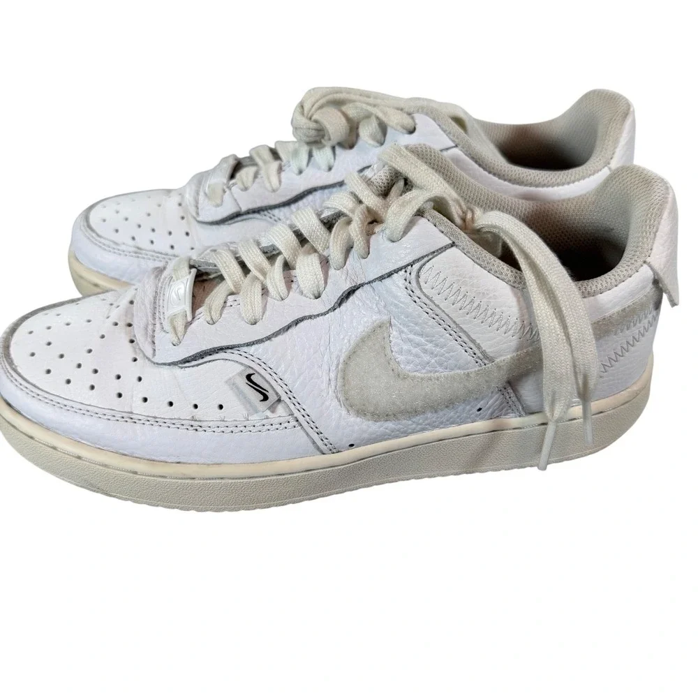 Nike Court Vision Low Better Bow White‎ Sail Sneakers Womens 8.5
